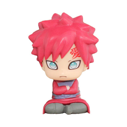 Nova Figura de Anime Naruto de 10CM Uzumaki Naruto Kakashi Uchiha Sasuke Itachi Brinquedos Fofos Q Figurals Modelo de Estatueta de Ação Presente