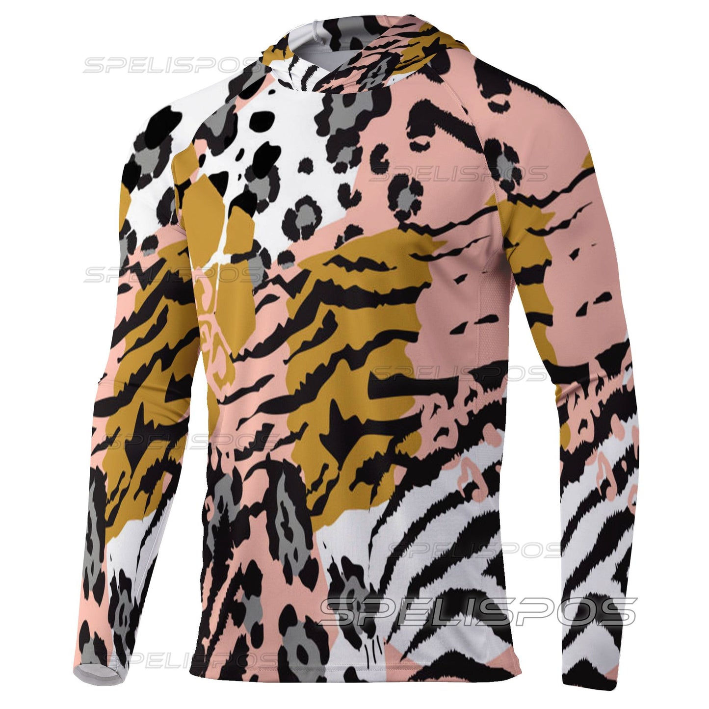 Fishing Shirts UPF 50+ Fish Maillot Tops Wear Beach Gear Hoodies Anti-UV Yacht Sea Angling Sports Uniform Jersey Running Hood
