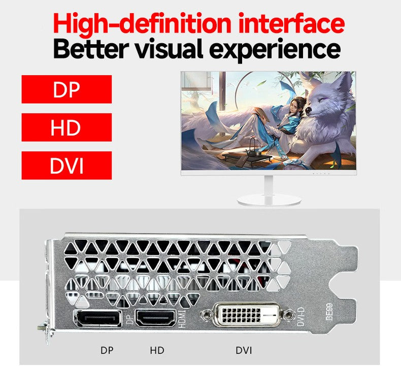 Placa de Vídeo SEJISHI RX 560 4GB AMD Radeon RX560 4GB GDDR5 128Bit 1176MHz Placas de Vídeo para Jogos para PC Desktop