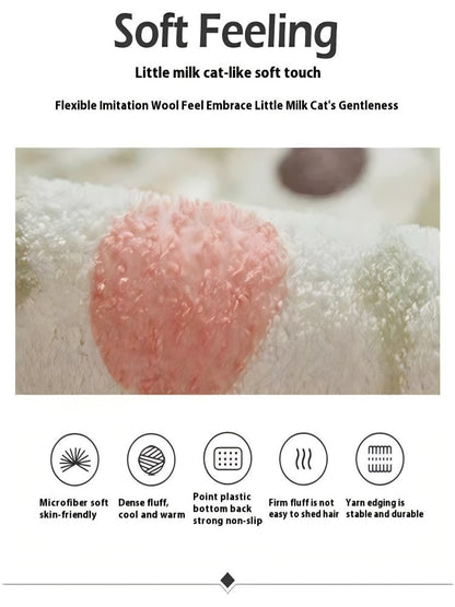 VIKAMA Game Controller Shaped Rug Cartoon Plush Bedroom Children's Room Play Area Decorative Floor Mat Home Decor