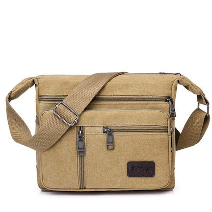 Men Canvas Shoulder Bags Casual Tote Travel Men's Crossbody Bag Luxury Messenger Bags Fashion High Quality Handbag