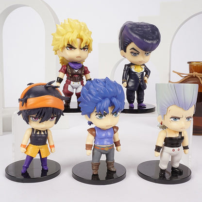 JoJo's Bizarre Adventure Jonathan Dio Higashikata Josuke Narancia Ghirga Pierre Q Versão Figuras Modelo Brinquedos Bonecas Presente