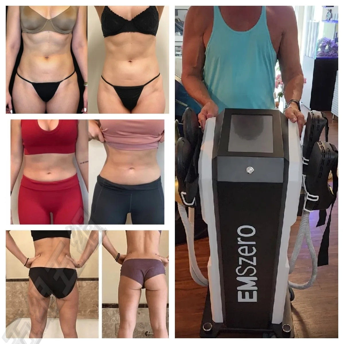 EMSzero HIEMT RF High Intensity Vibration Pulse Electronic Body Shaping Massage Muscle Massage