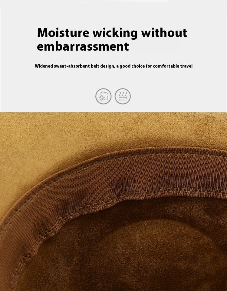 Ox Head Suede Western Cowboy Hats  Man Cowgirl Top Hats for Party Vintage Garden Hat  Cowboy Accessories Woman  Cosplay Hat