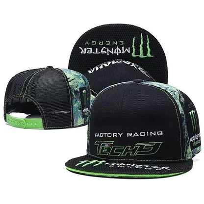 30 styles Monster Energy Embroidered Baseball Hat Summer Men's and Women's Sunscreen Duck Tongue Hat Racing Baseball Hat