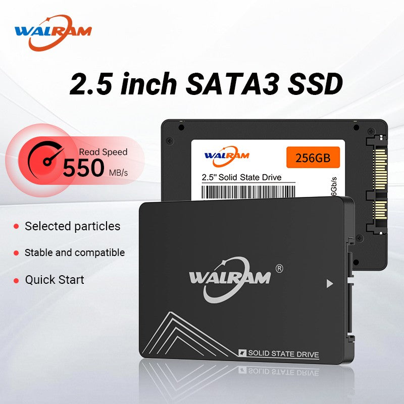 SSD Walram 2.5 SATA 3 120GB 128GB 240GB 256GB Disco Rígido 1TB 512GB 480GB SATA3 Unidade de Estado Sólido 1 TB HDD Para Notebook PC Desktop