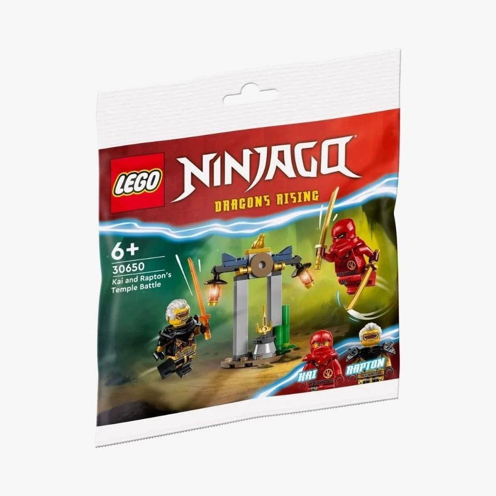 LEGO Ninjago Legacy Minifigura Kai (Polybag Dragão de Fogo) com Minifigura Kai com Espada e Planador Dragão do Kai Presente de Natal 30535