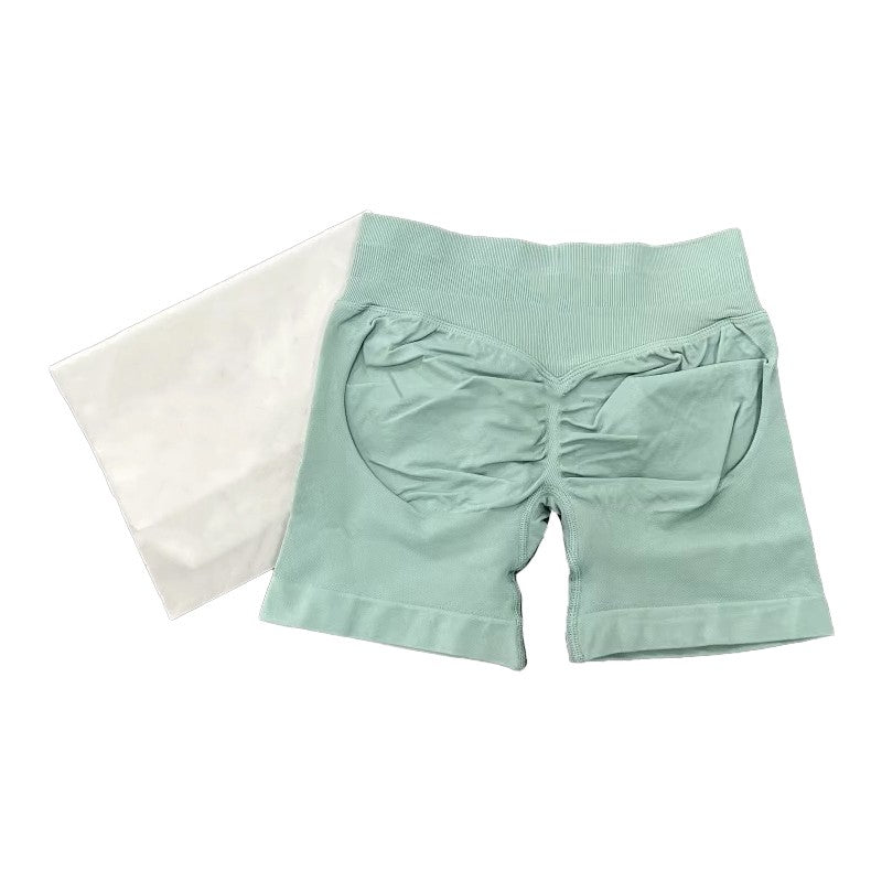 D-logo Impact Shorts Seamless Scrunch Bum Workout Gym Shorts Low Ribbed Waist Band Yoga Short Booty Hight Stretch Running shorts