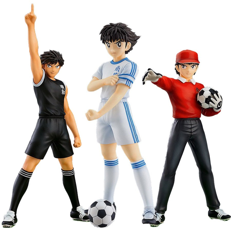 18cm Capitão Tsubasa Anime Boneco Ozora Tsubasa Figuras de Ação Hyuuga Kojirou/Wakabayashi Genzou Coleção de Estatuetas Brinquedos de Modelo