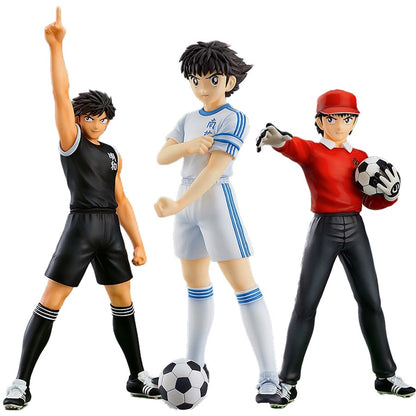 18cm Capitão Tsubasa Anime Boneco Ozora Tsubasa Figuras de Ação Hyuuga Kojirou/Wakabayashi Genzou Coleção de Estatuetas Brinquedos de Modelo