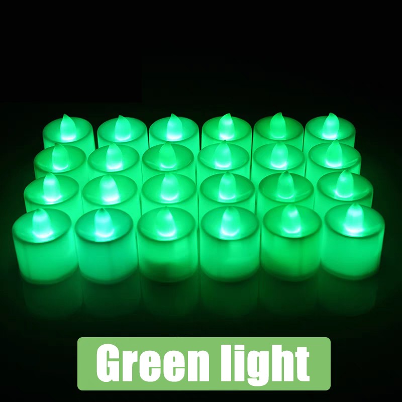 1/48PCS  LED Candle Battery-Power Tealight Flameless Fake Candle Light Christmas Wedding Birthday Wedding Romantic Decor Lamp