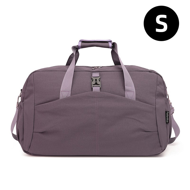 Women Travel Tote Bag Casual Outdoor Travel Short Trip Luggage Shoulder Bags Portable Commuting Gym Fitness Sports Handbag