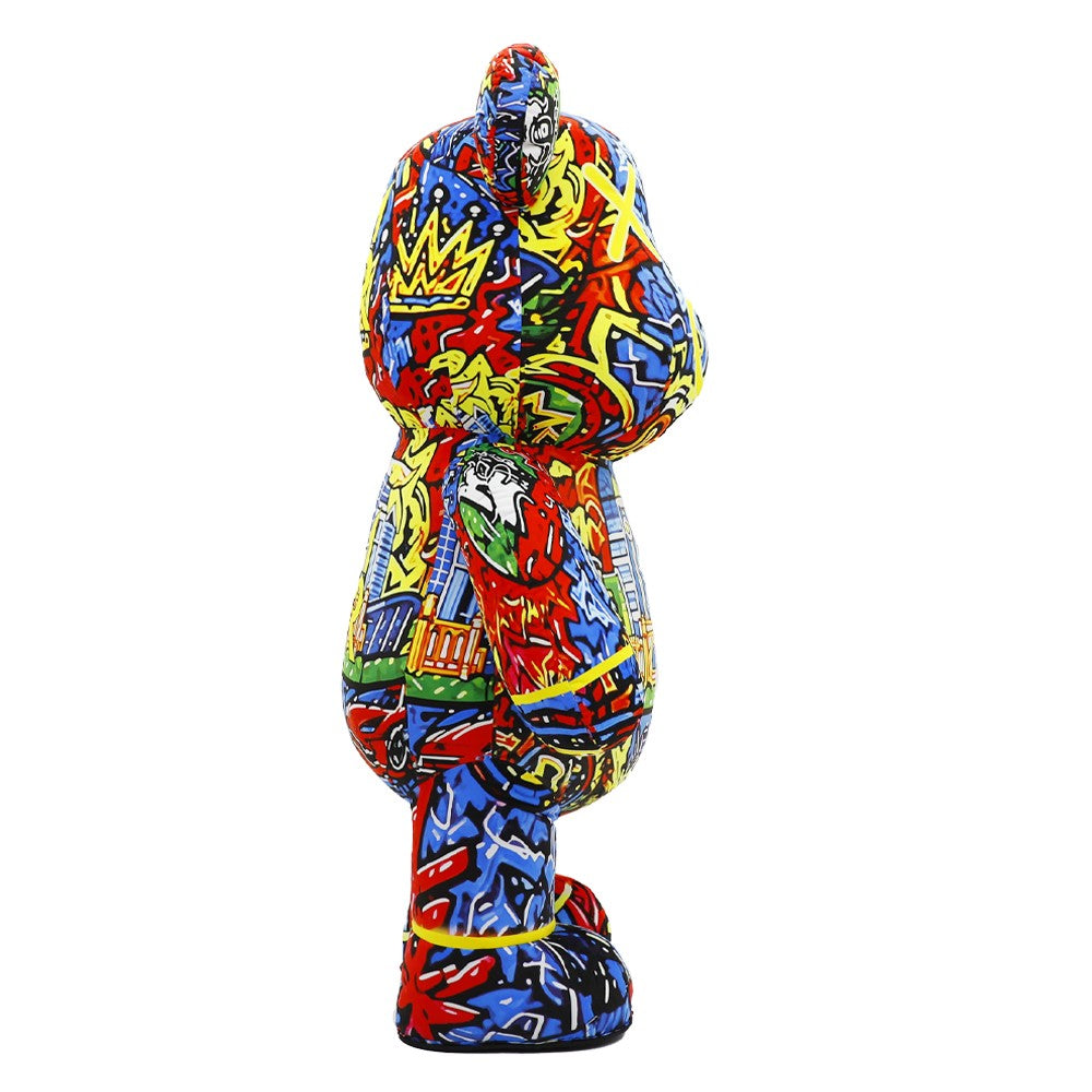 SAYGO New Camo Violent Bear Rabbit Inflatable Costume Mascot Parade Adult Cosplay Halloween Birthday Party Event Plush Set