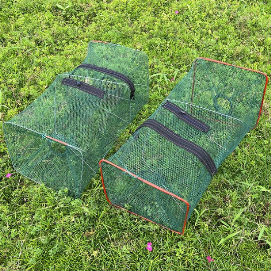 1 Armadilha Dobrável para Peixe (Rede de Lançamento) para Caranguejo, Camarão e Lagostim - Equipamento de Pesca Perfeito para Entusiastas de Atividades ao Ar Livre