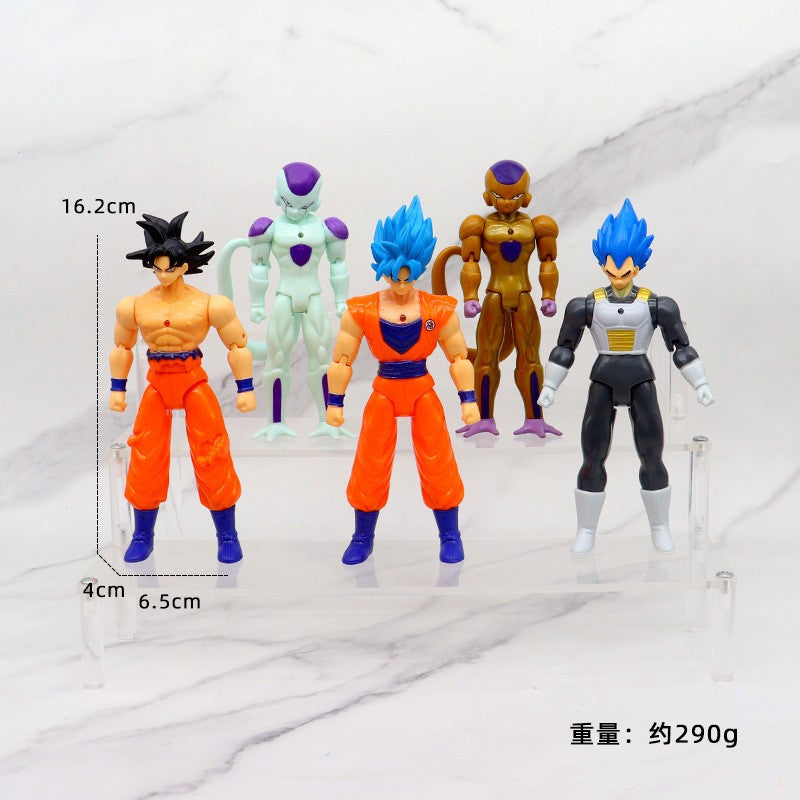 Dragon Ball Z Son Goku SSJ Battle Damage Legendary Super Saiyan Action Figure Model Toys Joint Movable Doll Christmas Present