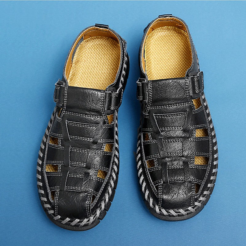 Handmade men's shoes handmade leather men shoes casual loafers slip onzipper split leather shoes men flats hot sale moccasins