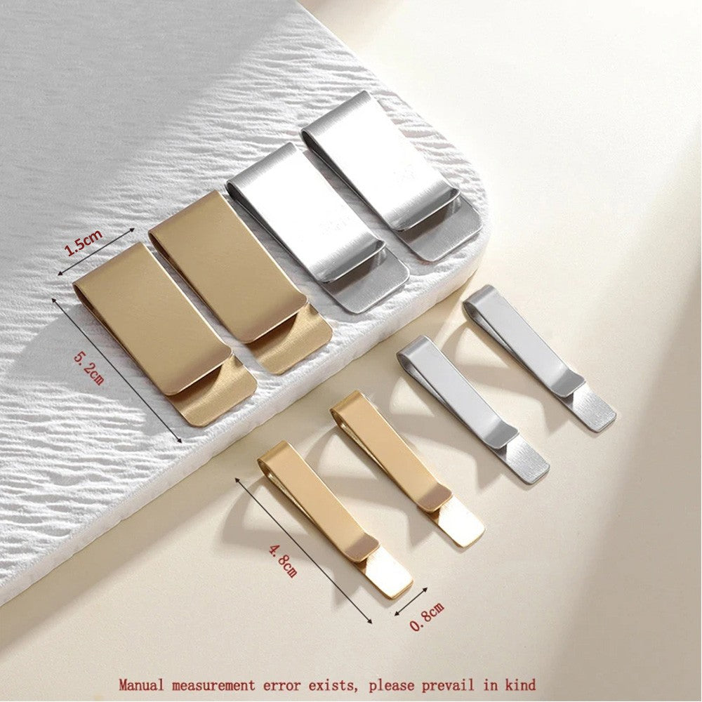 Metal Paper Clip For Notebook Bookmark Tool Book Paper Clips Office School Reading Supplies Multi-purpose Clip