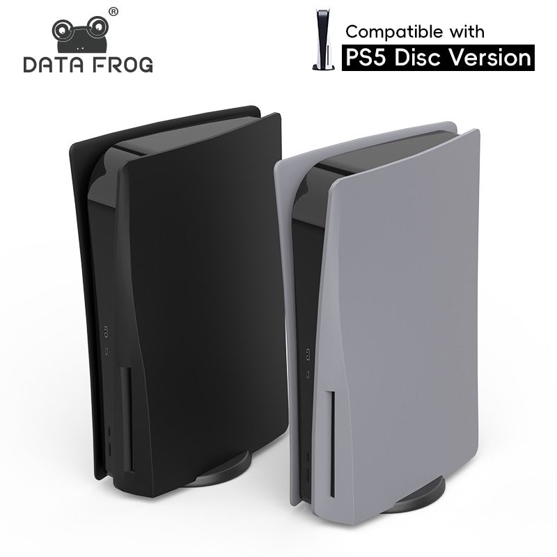 DATA Frog Protective Shell Cover for PS5 Console Full Set Faceplate Replacement Accessories for PS5 Digital Disc Version