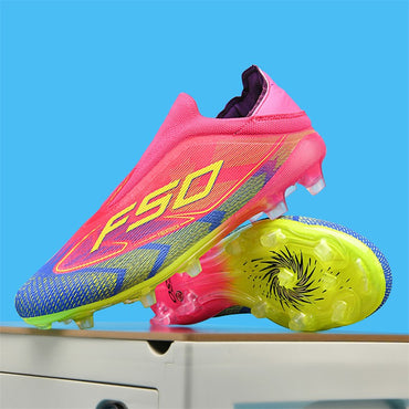 Men Society Soccer Shoes Cleats FG/TF Professional Original Women Football Boots Grass Indoor Training Unisex Non Slip Sneaker