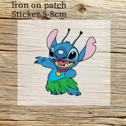 Conjunto de 3 peças de chapéu, cachecol e luvas de malha de inverno Stitch Disney Kawaii quente para meninas Acessórios casuais de moda infantil presente de Natal perfeito