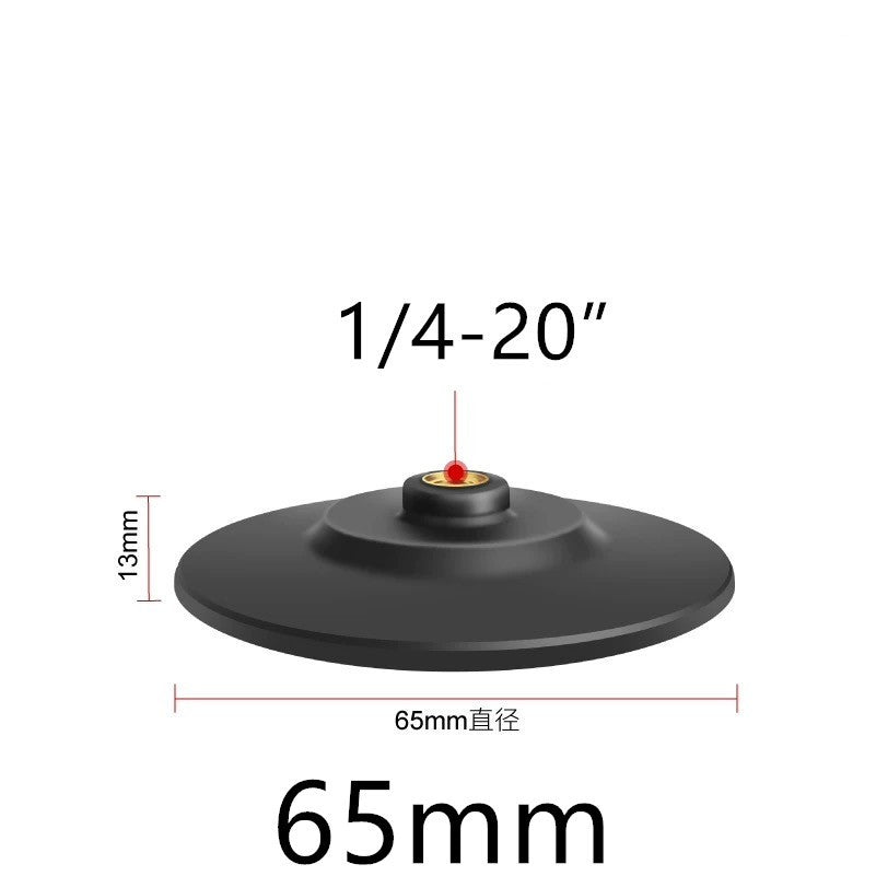 1/4 Inch Screw Mount or 1/4" Internal Screw Adapter Car Dashboard Round Plate Adhesive Tape for Gopro GPS Camera Smartphones