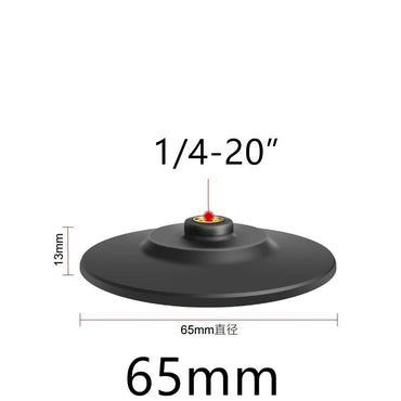 1/4 Inch Screw Mount or 1/4" Internal Screw Adapter Car Dashboard Round Plate Adhesive Tape for Gopro GPS Camera Smartphones