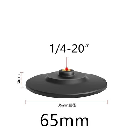1/4 Inch Screw Mount or 1/4" Internal Screw Adapter Car Dashboard Round Plate Adhesive Tape for Gopro GPS Camera Smartphones