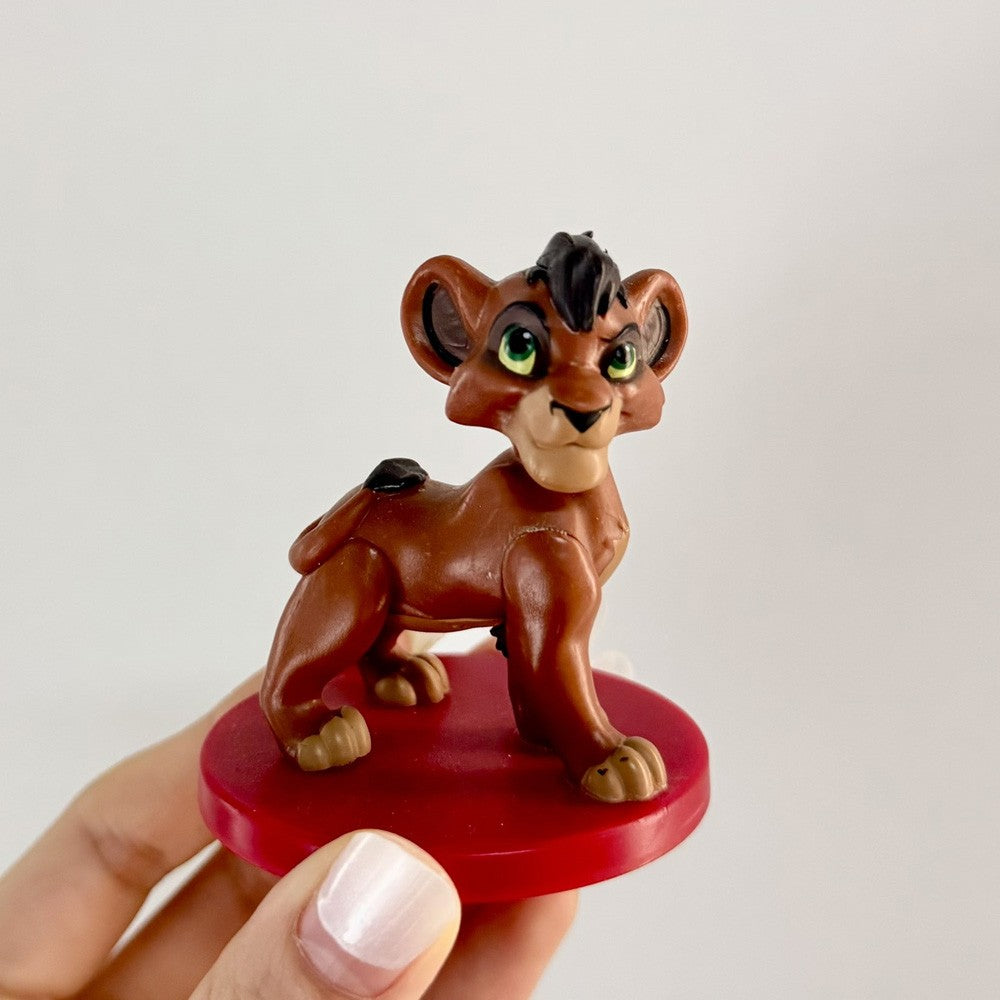 Disney O Rei Leão Scar Bonecos de Ação Scar Jovem Fofo Animal 6CM Anime Bonecos Colecionáveis Modelo de Presente Decoração para Casa
