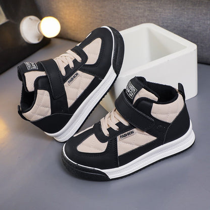 2023 Children sports Fashion shoes  winter warm walking shoes Casual sneakers for kids