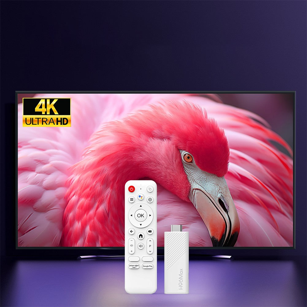 2025 Novo H96 MAX H313 Mini TV Stick Android 14 Smart TV Box 2GB 16GB Wifi6 BT 4K HD Google Voice Media Player 2.4G 5G TV Stick
