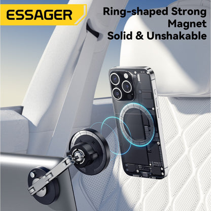 Suporte para Celular Magnético Sem Fio Essager 15W Carregamento Rápido Fácil de Colar para Magsafe iPhone 15 14 13 Pro Max