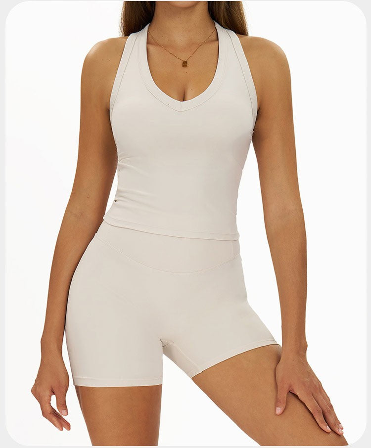 2 Pieces Women's Tracksuit Seamless Yoga Set Workout Outfit Sportswear Gym Clothing High Waist Leggings Fitness Bra Sports Suits