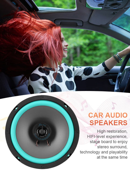 Alto-falante Automotivo Universal de 4/5/6 polegadas 100W/160W HiFi Coaxial Subwoofer Sensibilidade 92dB Áudio Automotivo Música Estéreo Subwoofer Automotivo Estéreo