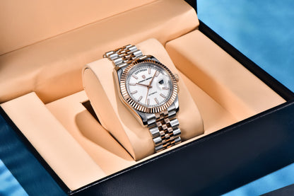 PAGANI DESIGN Men's Watches 2025 New Enamel Dial DD36 Automatic Watch Men Business Waterproof Mechanical Wristwatch For Men Gift