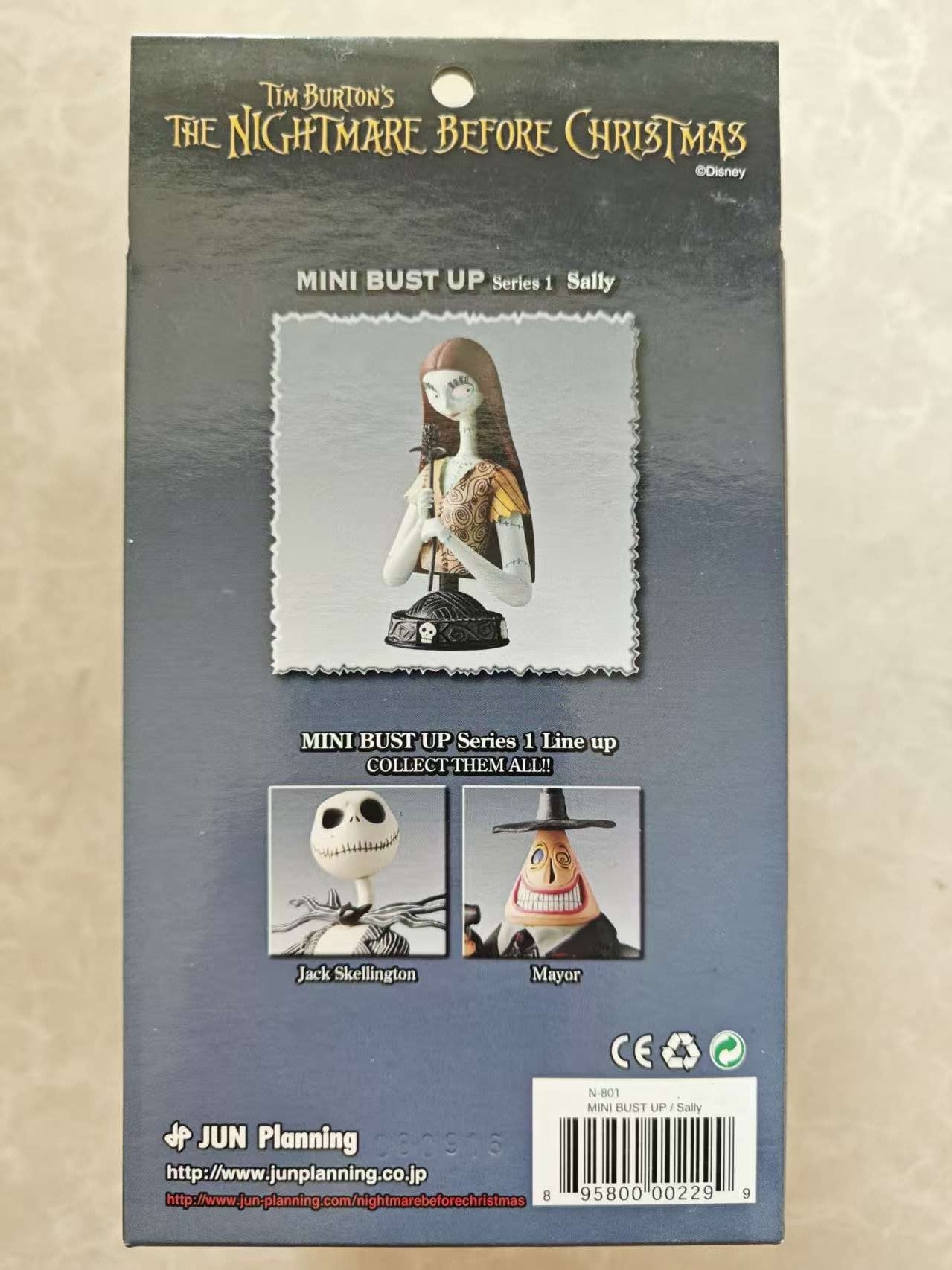 Disney Jun Planning O Estranho Mundo de Jack Sally Mini Bust Up Série 1 Bonecos de Ação Presente de Halloween
