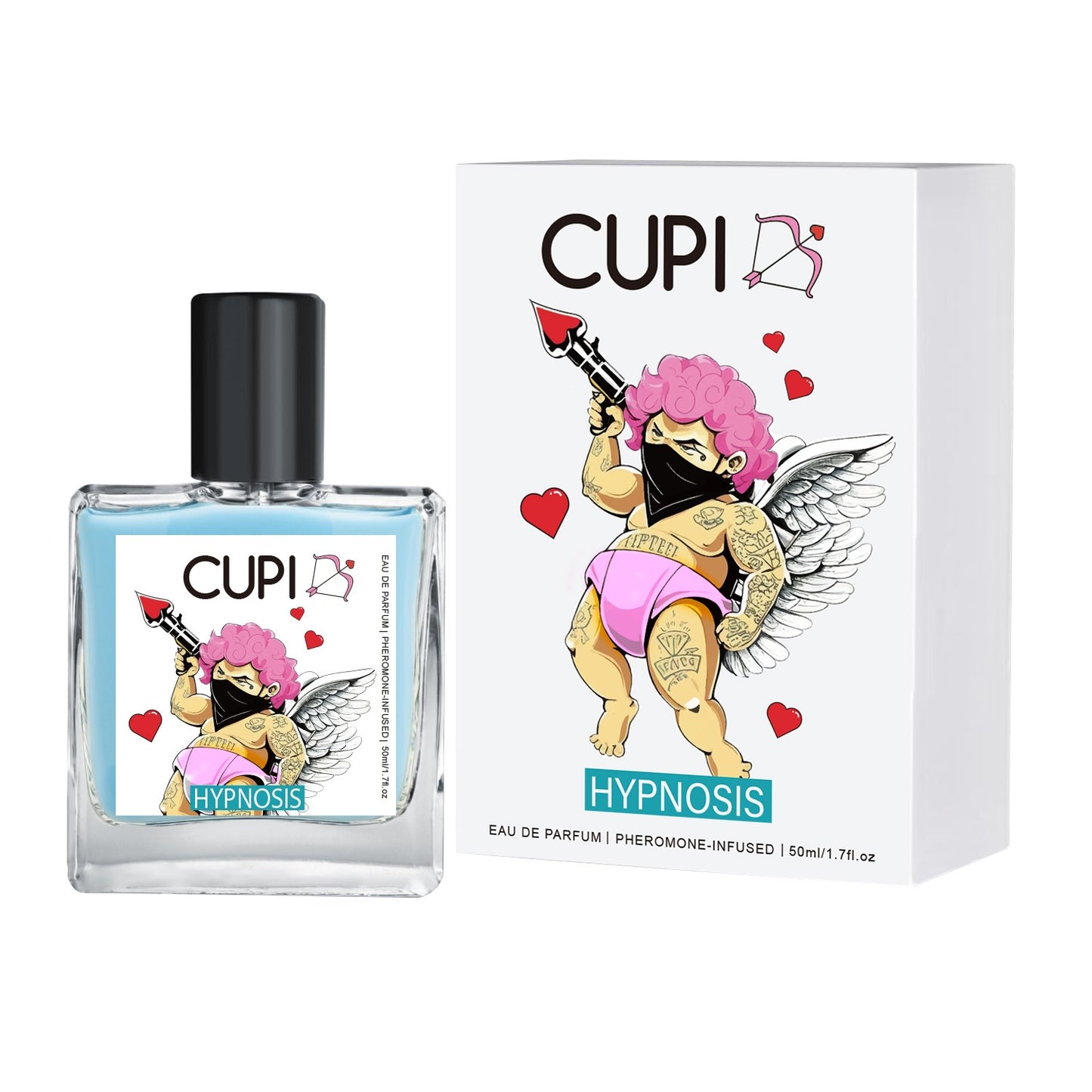 Cupid Hypnosis Perfume Original Eau de Parfum Infused Cologne for Men Long Lasting Pheromone Fragrance for Men 50ml