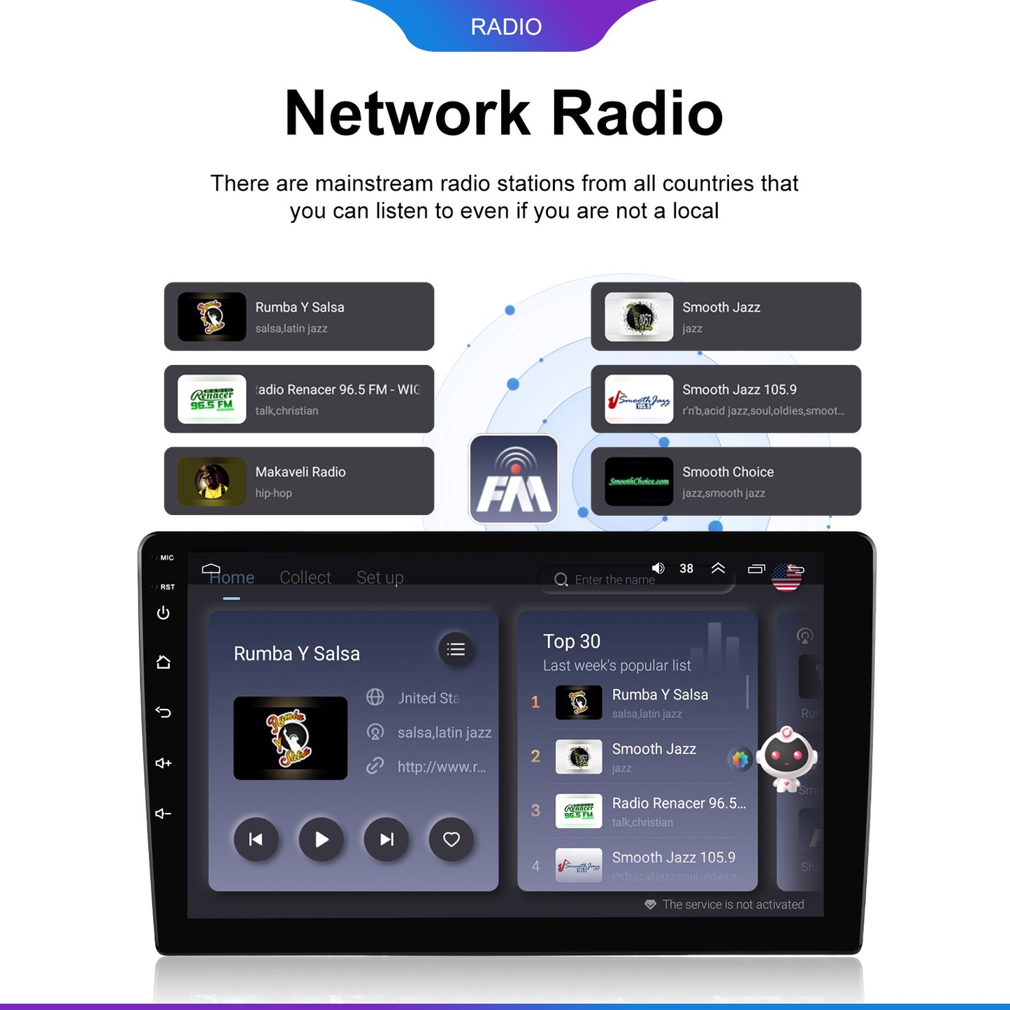 Podofo Rádio Automotivo Android 12 Androidauto Carplay 2 Din GPS Áudio Automotivo 7"/9"/10" WIFI BT Leitor Multimídia Automotivo para VW Ford