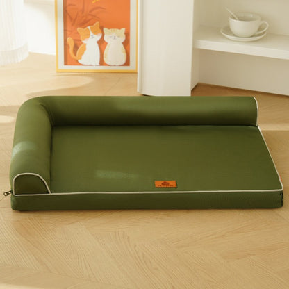 Cama Universal para Animais de Estimação para Todas as Estações, Ninho para Cães e Gatos, Resistente a Arranhões e Mordidas, Almofada Removível e Lavável