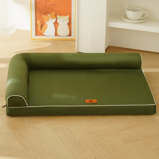 Cama Universal para Animais de Estimação para Todas as Estações, Ninho para Cães e Gatos, Resistente a Arranhões e Mordidas, Almofada Removível e Lavável