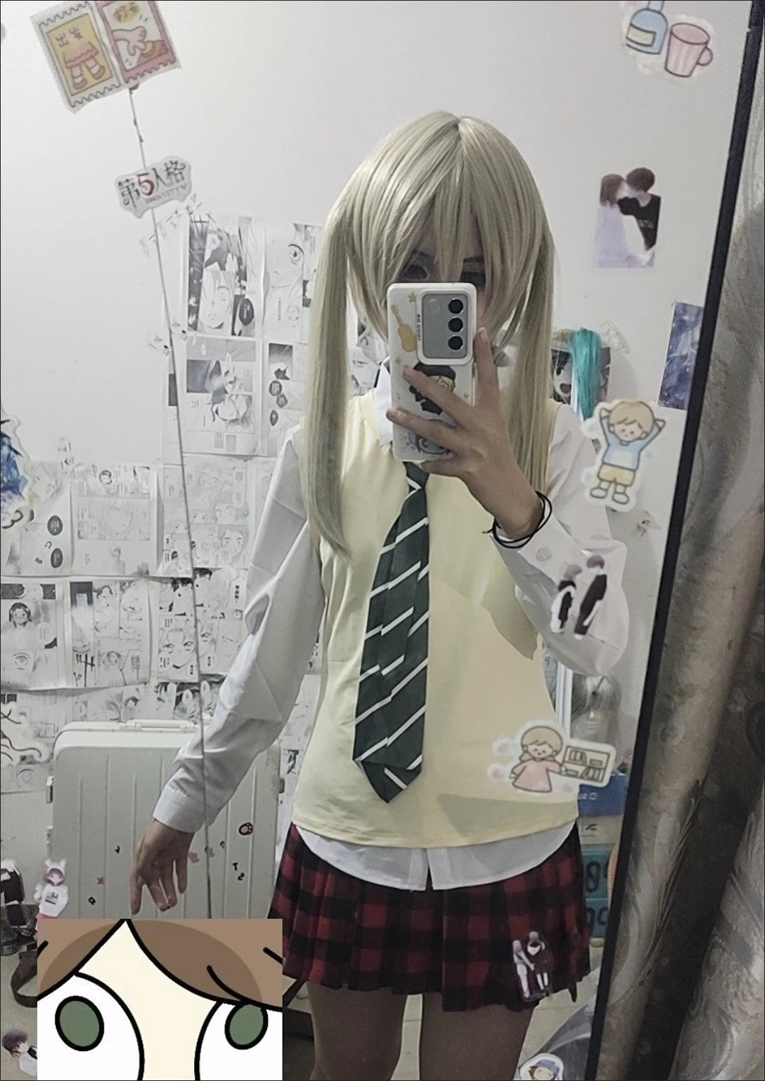 Maka Albarn Cosplay Anime Soul Eater Costume Adult Women Skirt Gloves Uniform Suit Halloween Party Role Play Outfit Maka Cos wig