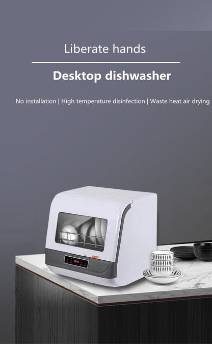 Desktop Portable Freestanding Smart Dishwasher Countertop Kitchen Dishwashers for Household
