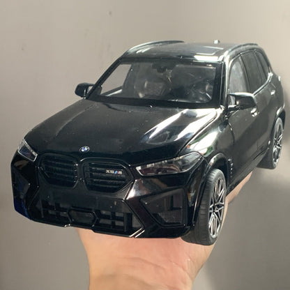 1:18 2025 BMW X5 M Competition LCI SUV Carro Miniatura de Metal Fundido Modelo para Exibição de Mesa Decoração de Veículo em Miniatura Presente