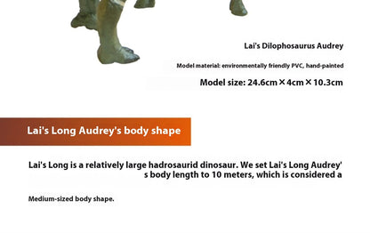 Modelos de Dinossauros Pré-históricos 32 Lambeosaurus Dragão Audrey Um presente de feriado para amigos Decoração de mesa Coleção Mais vendidos