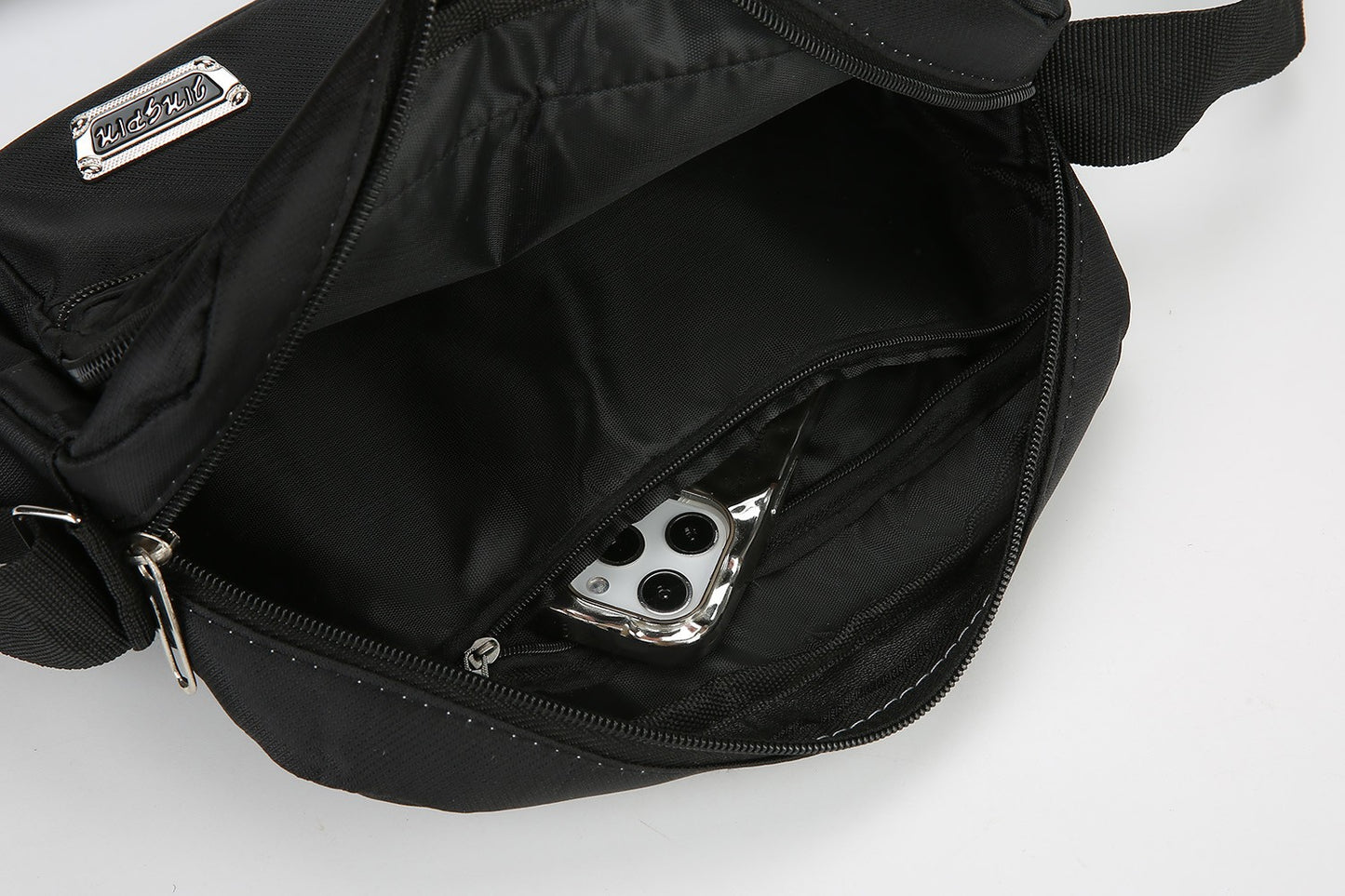 Large Capacity Men's Bag Single Shoulder Bag Waterproof And Wear-resistant Backpack Multiple Pockets For Business Business