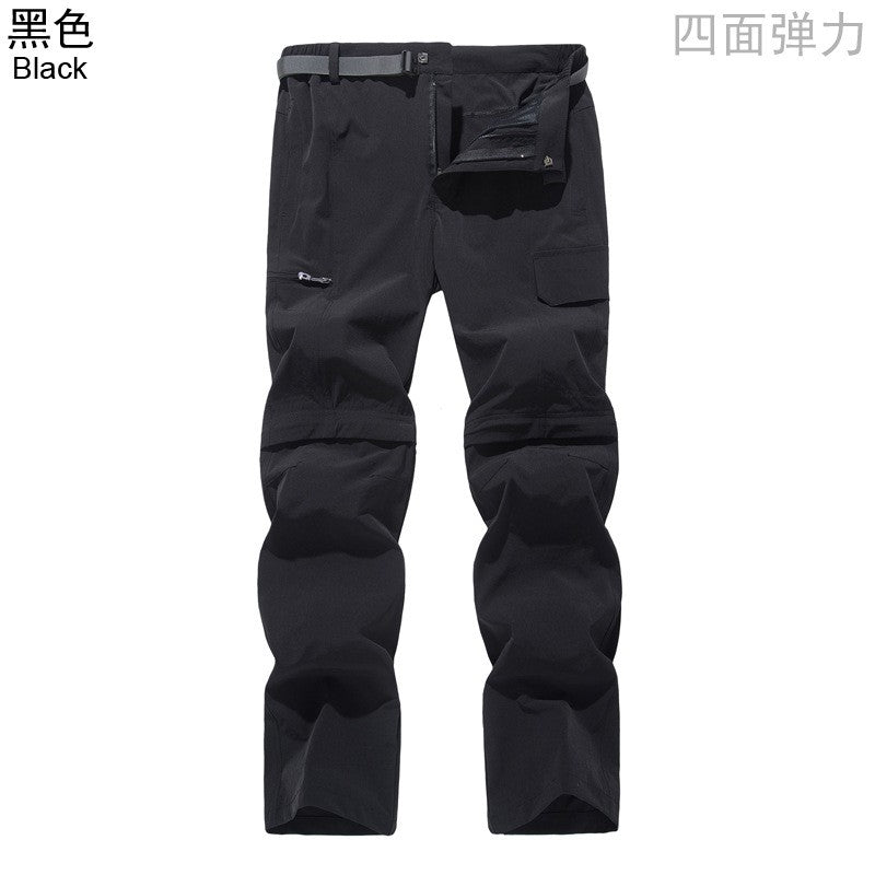 2025 Zip Off Hiking Pants Convertible Shorts Mens Cargo Work Pants Lightweight Breathable Trousers Workwear Outdoor Casual Pants