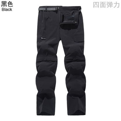 2025 Zip Off Hiking Pants Convertible Shorts Mens Cargo Work Pants Lightweight Breathable Trousers Workwear Outdoor Casual Pants