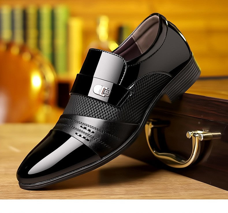 Oxford Shoes Men's Luxury Lacquer Wedding Shoe Pointed Toe Dress Shoes for Men Classic Business Men Leather Shoes Big Size 38-48