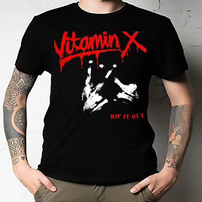 Vitamin X T Shirt Rip It Out Classic Unisex All Size