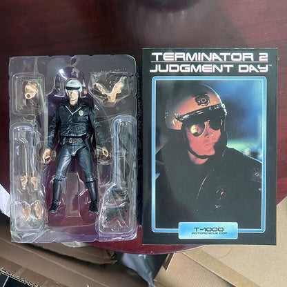 NECA Figure Terminator 2 Judgment Day T800 Sarah Connor T-800 Arnold Schwarzenegger Commando Action Figure Model Collectible Toy