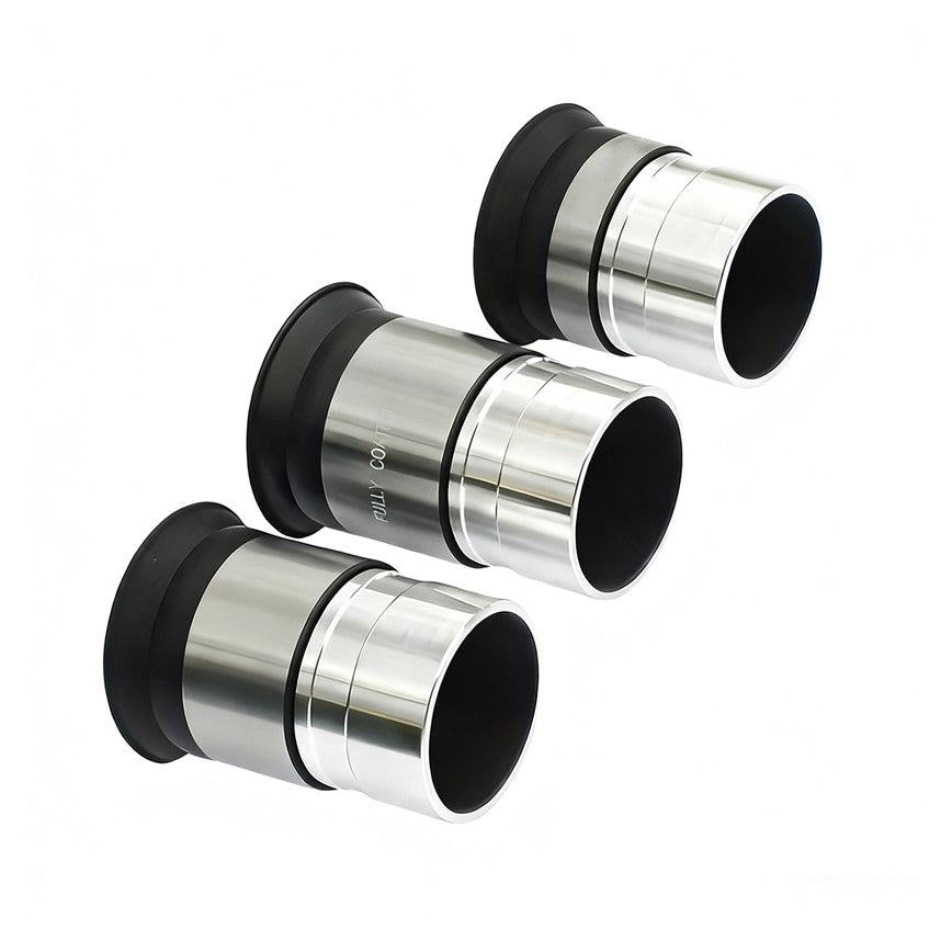 Acessórios para Telescópio Astronômico Ocular PL de 1,25 polegadas 4/10/20/25mm Lente Ótica Revestimento Banda Larga Multicamadas Filme Verde Metal